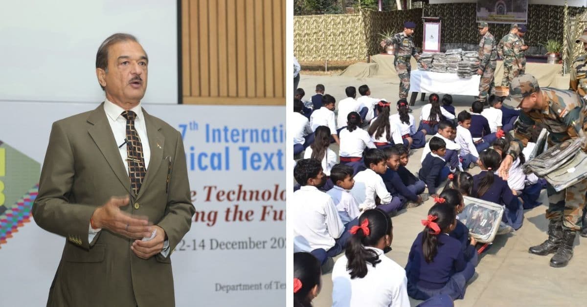 Retired Army Major turns old uniforms into school bags for underprivileged children